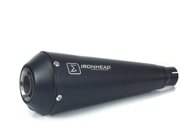 Ironhead Black Silencers Moto Guzzi V7 II 2014-16 - Motorcycle Performance Store
