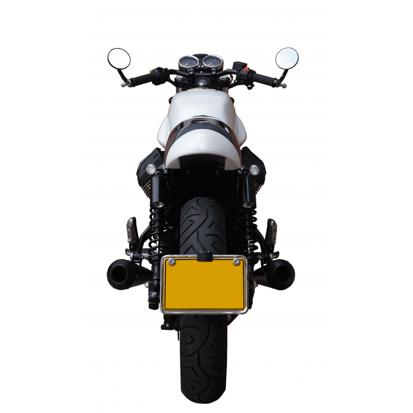 Ironhead Black Silencers Moto Guzzi V7 II 2014-16 - Motorcycle Performance Store