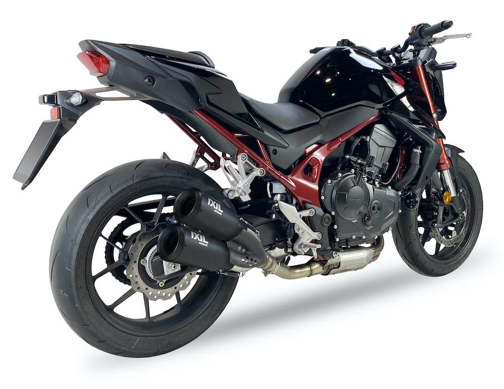 Ixil Dual Race Xtrem Swart Silencers Honda CB750 Hornet 2023-24