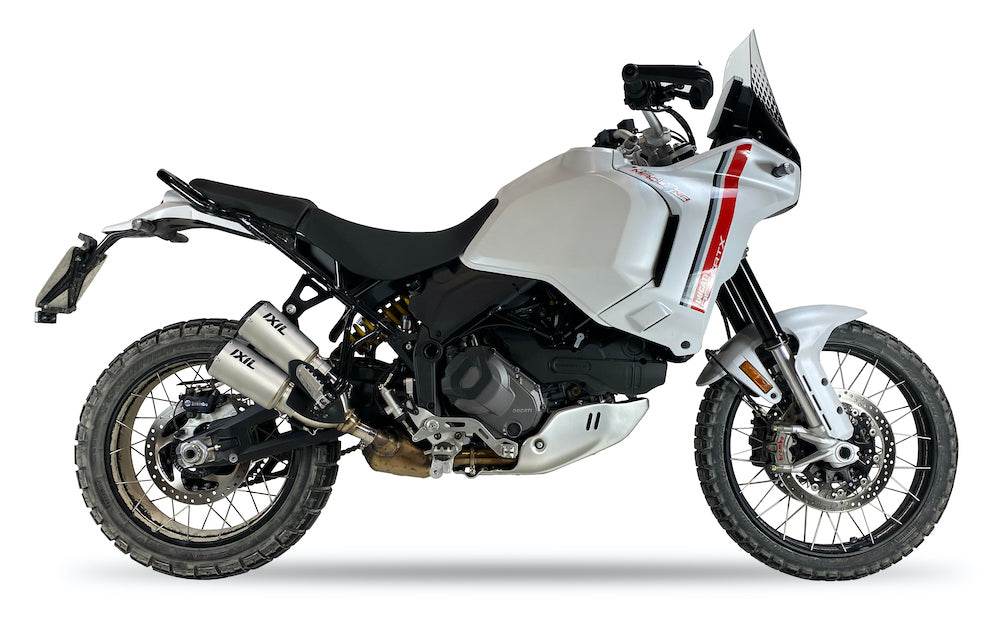 Ixil Dual Race Xtrem Silencers Ducati Desert-X 2022-25 - Motorcycle Performance Store