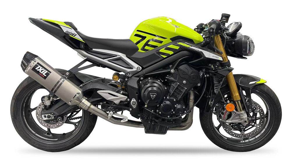 Ixil Hexoval Titanium Full System Triumph Street Triple 765 RS 2021-23 - Motorcycle Performance Store