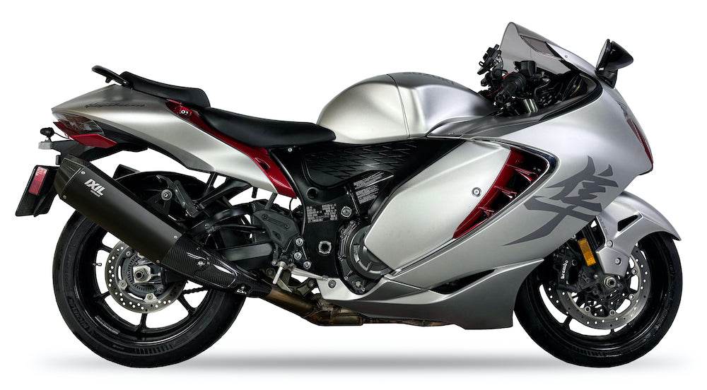 Ixil Hexoval Xtrem Black Silencers Suzuki GSXR 1300 Hayabusa 2021-26