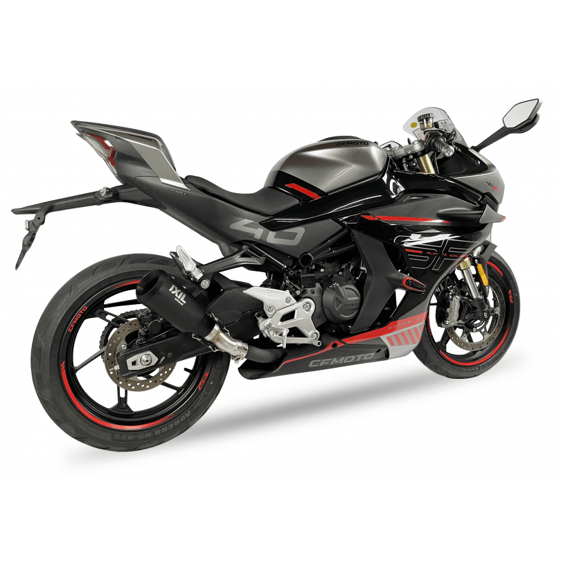 Ixil Race Xtrem Black Silencer CF Moto 450 SR 2023-24 - Motorcycle Performance Store