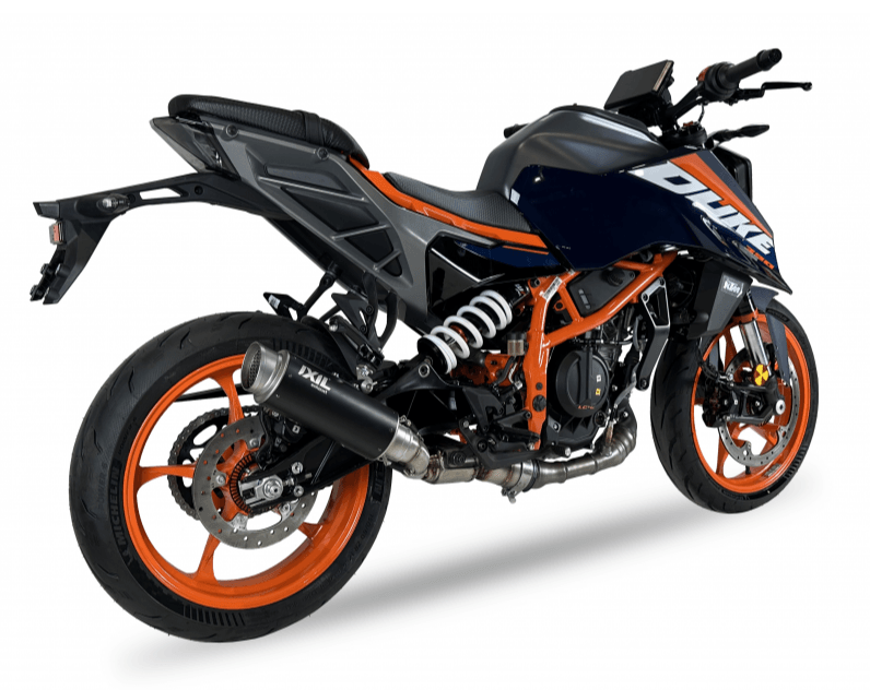 Ixil Sport Xtrem Black Silencer KTM Duke 125 2024-26 image 2