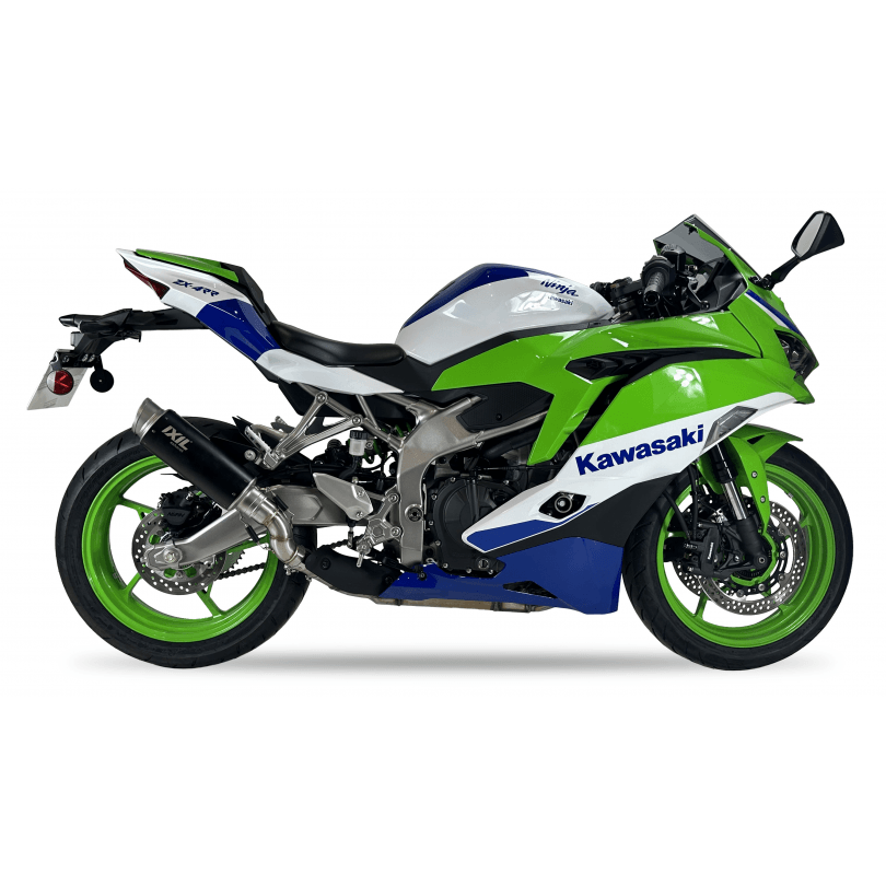 Ixil Sport Xtrem Swart Silencer Kawasaki ZX-4R 2023-24