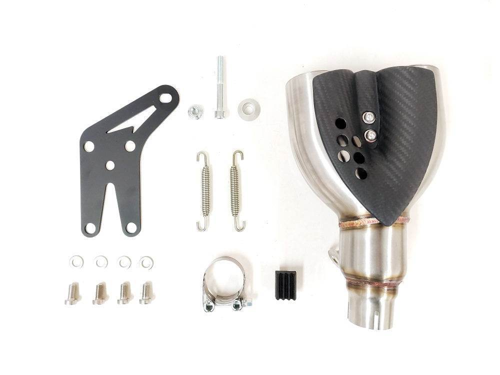 Ixrace DCX2 Carbon Silencer Honda Forza 750 2025-26 image 2