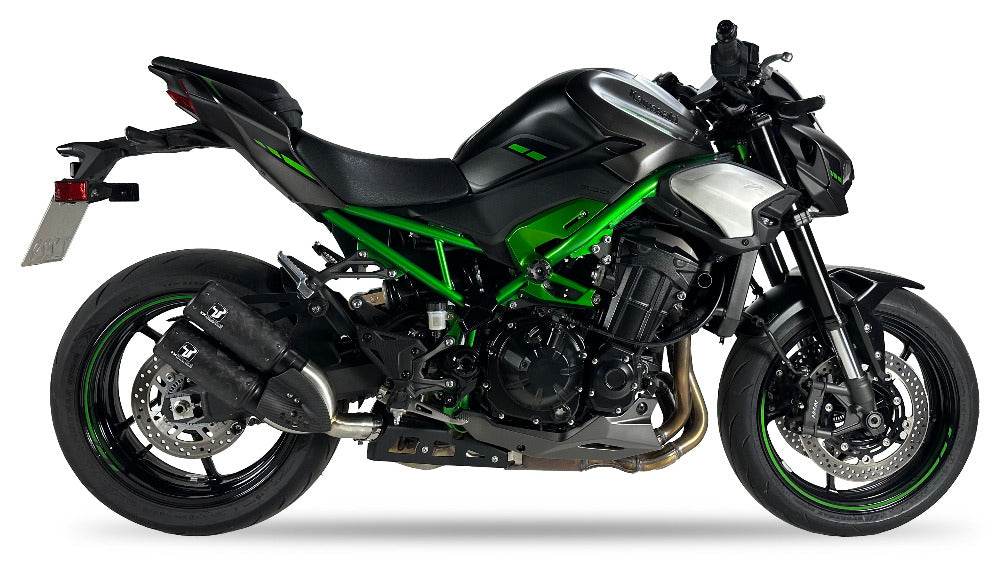 Ixrace DCX2 Carbon Silencers Kawasaki Z900 2025 - Motorcycle Performance Store