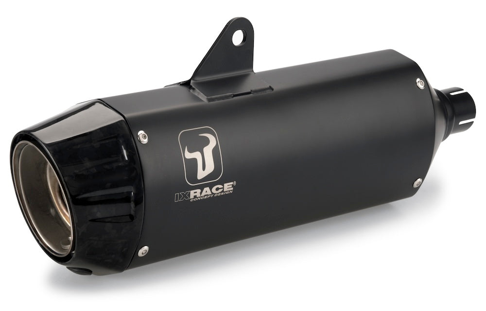Ixrace Desert Black Silencer Honda Forza 750 2021-24 - Slip on Silencer