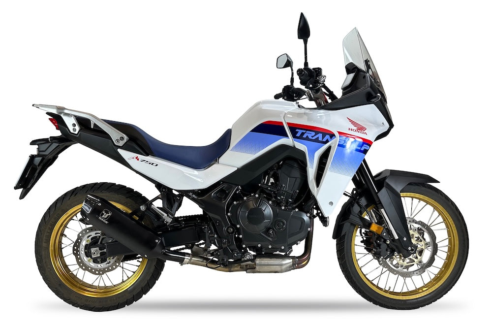 Ixrace Desert Black Silencer Honda XL 750 Transalp 2025-26 - Slip on Silencer