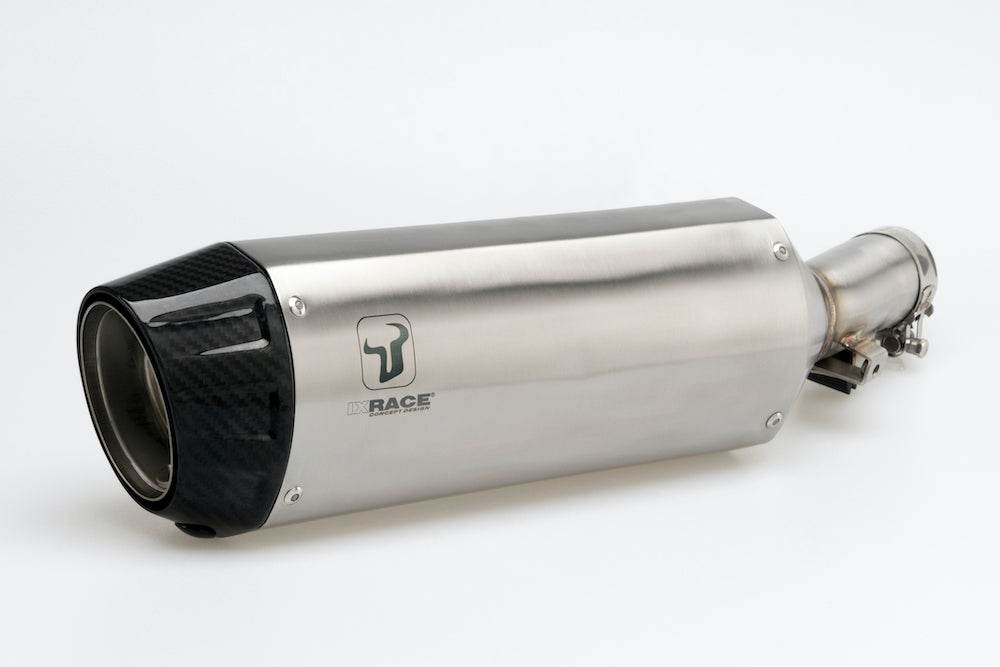 Ixrace Inox Desert Silencer Ducati Desert-X 2022-25 - Motorcycle Performance Store