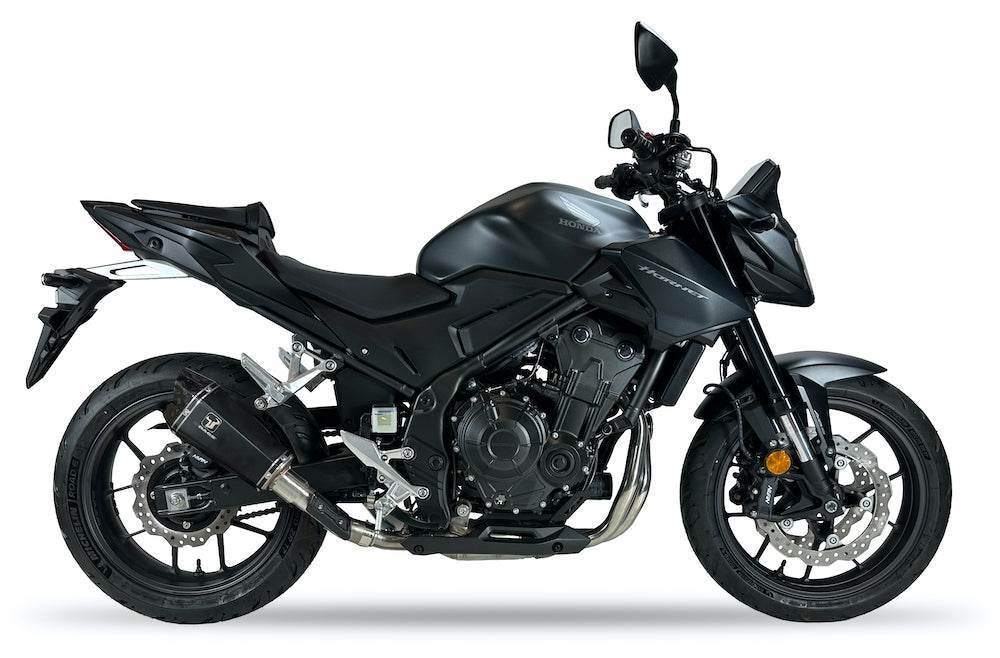 Ixrace M8 Dual Black Silencer Honda CB500 Hornet 2024 - Motorcycle Performance Store