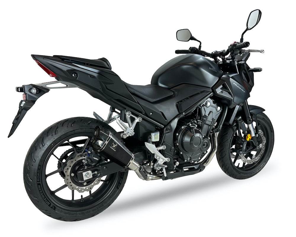 IXRACE M8 Dual Black Silencer Honda CBR500R 2024-26 image 2