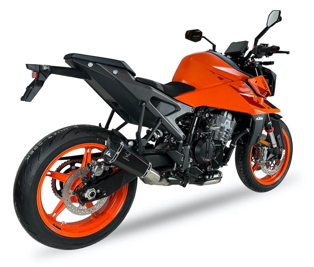 Ixrace M8 Dual Black Silencer KTM Duke 990 2024-25 - Motorcycle Performance Store