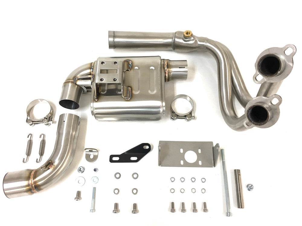 Ixrace MK2 Inox Exhaust System Kawasaki Z650 2017-19 - Motorcycle Performance Store