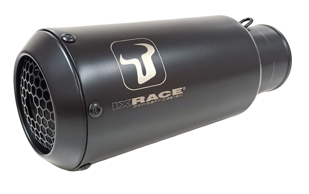 Close up of the Ixrace MK2 Black Silencer