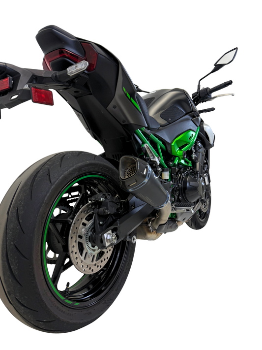 Termignoni Relevance Black-Blue Titanium Silencer Kawasaki Z900 2024-25