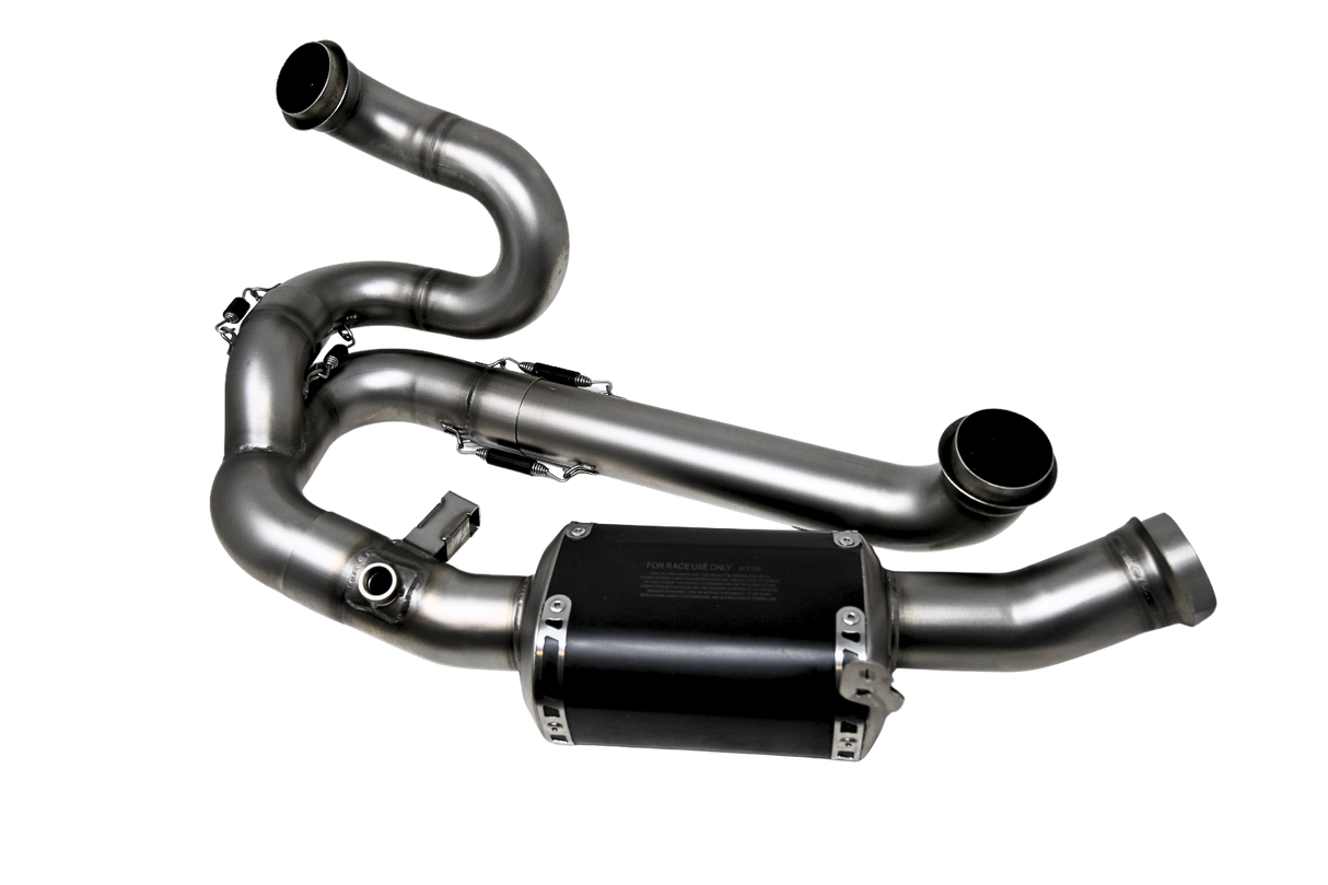 Termignoni decat collector pipe KTM 1390 Super Duke R stainless steel collector with titanium pre-silencer