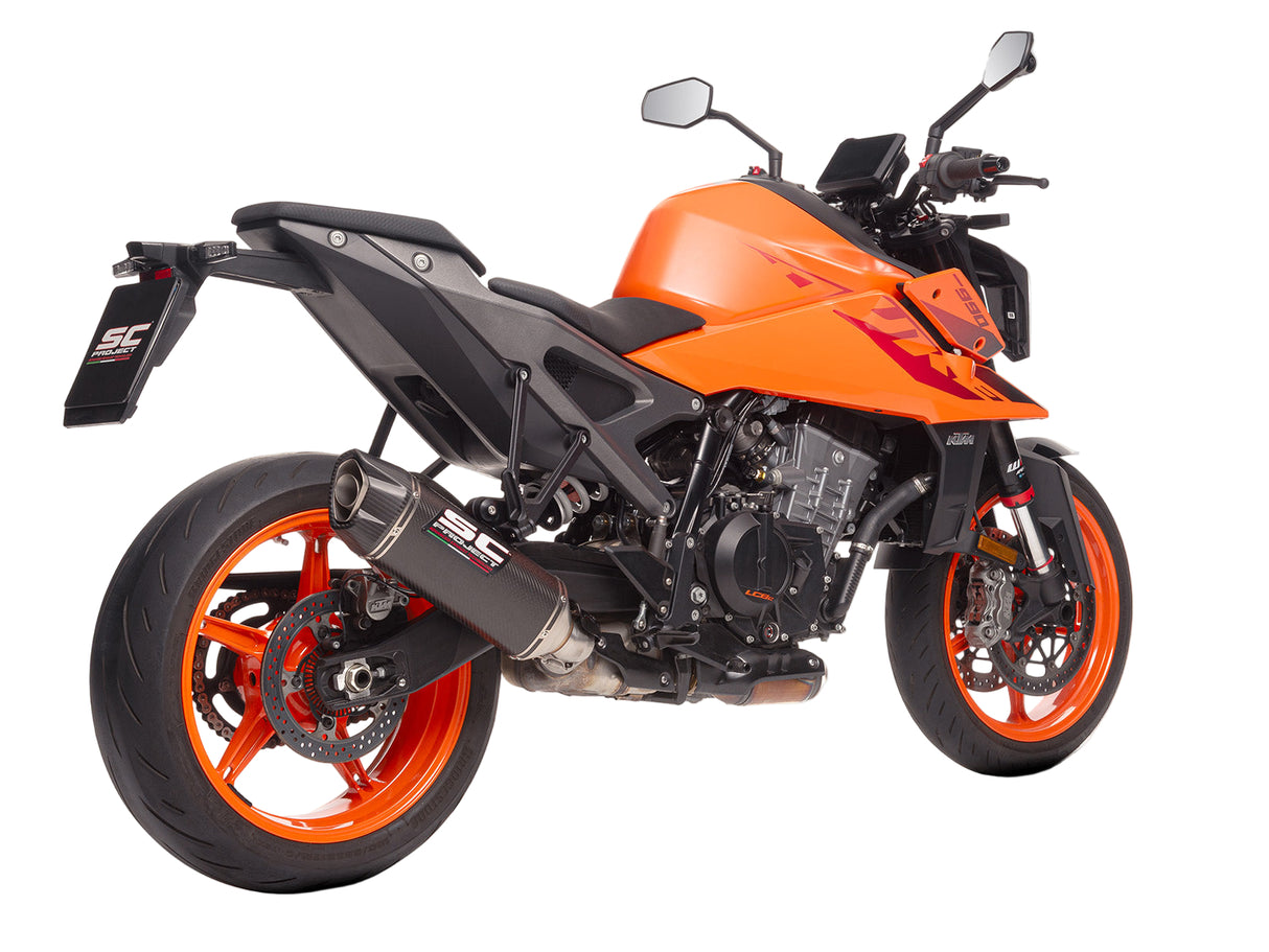 SC Project SC1-X Carbon Fibre Silencer KTM Duke 990 2024-25