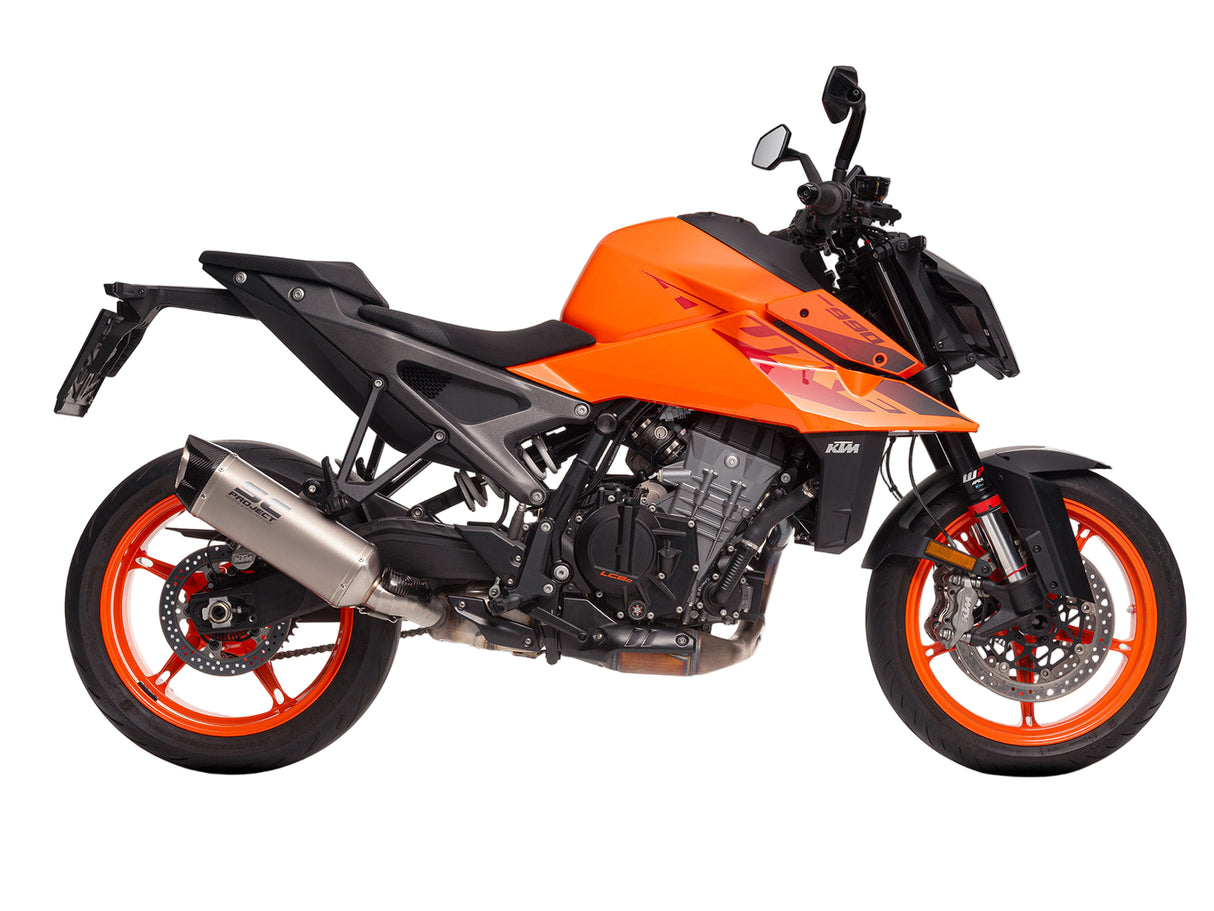 SC Project SC1-X Titanium Silencer KTM Duke 990 2024-25