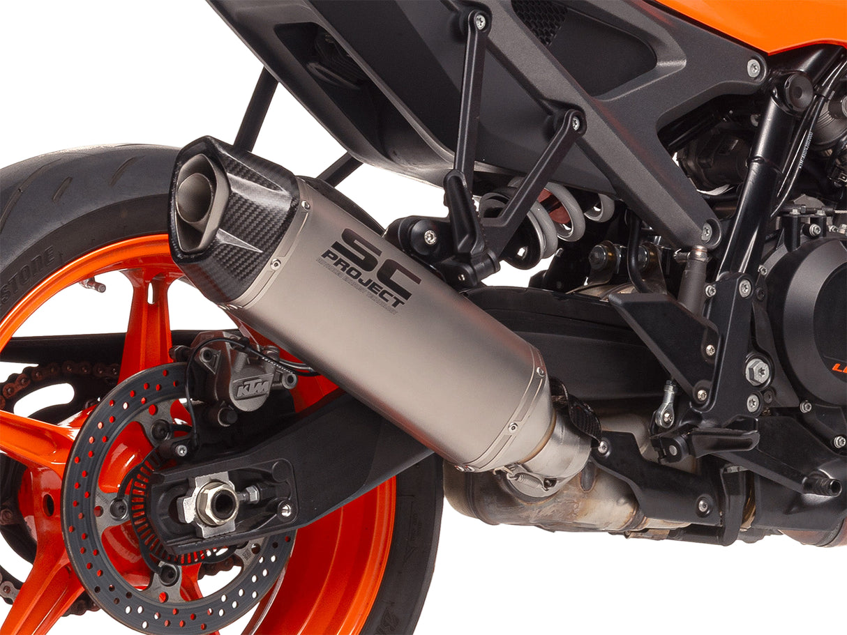 SC Project SC1-X Titanium Silencer KTM Duke 990 2024-25