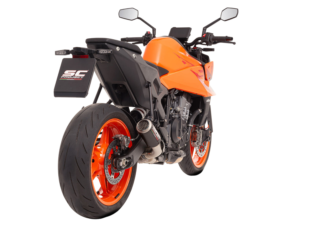 SC Project CR-T Carbon Fibre Silencer KTM Duke 990 2024-25