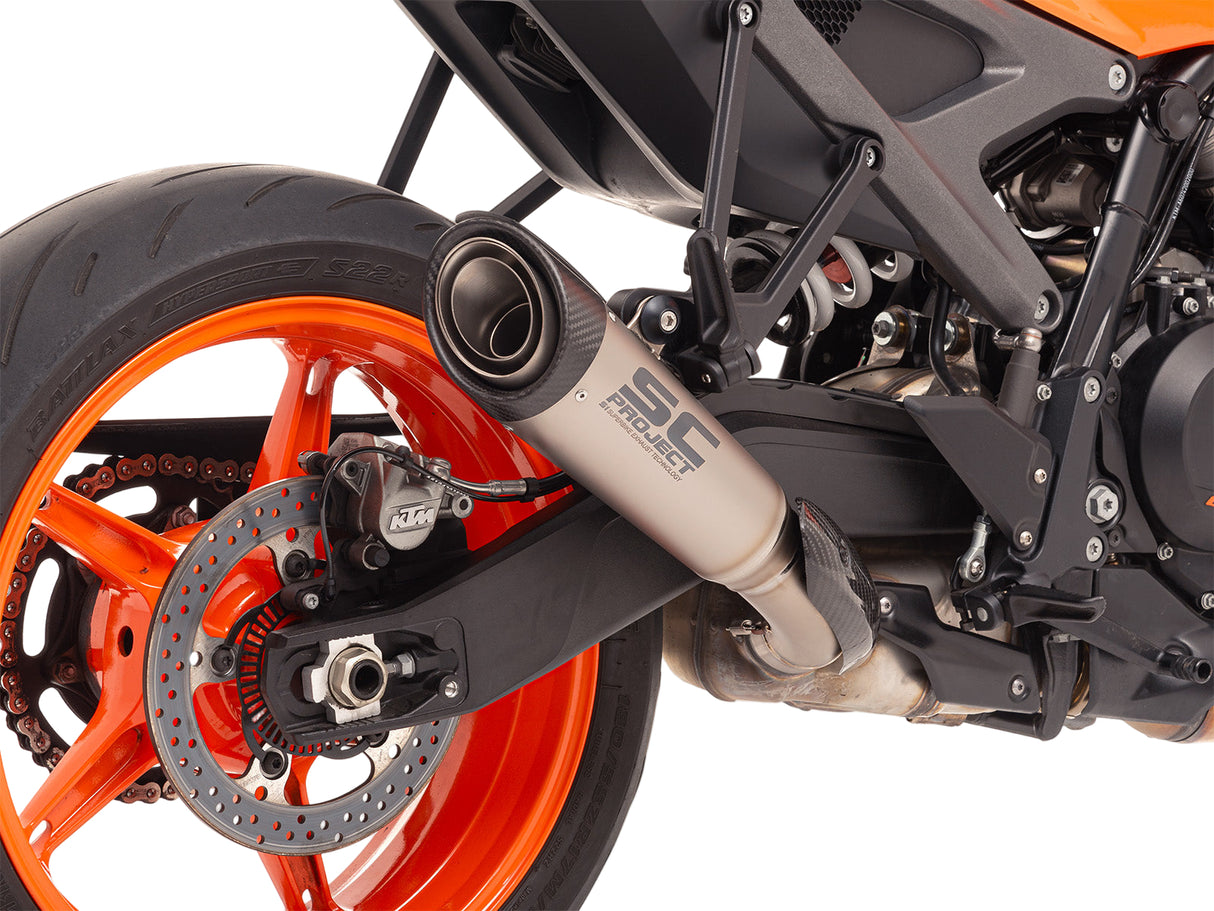 SC Project S1 Titanium Silencer KTM Duke 990 2024-25