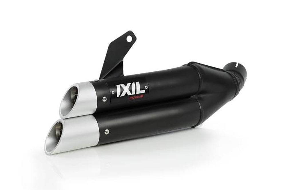 Ixil L3X Black Hyperlow Silencer Kawasaki Versys 650 2006-14 - Motorcycle Performance Store