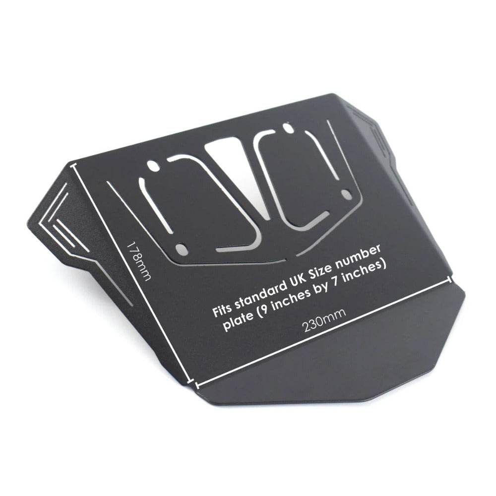 Matte Black Splash Plate BMW R1300GS 2023-24 - Motorcycle Performance Store