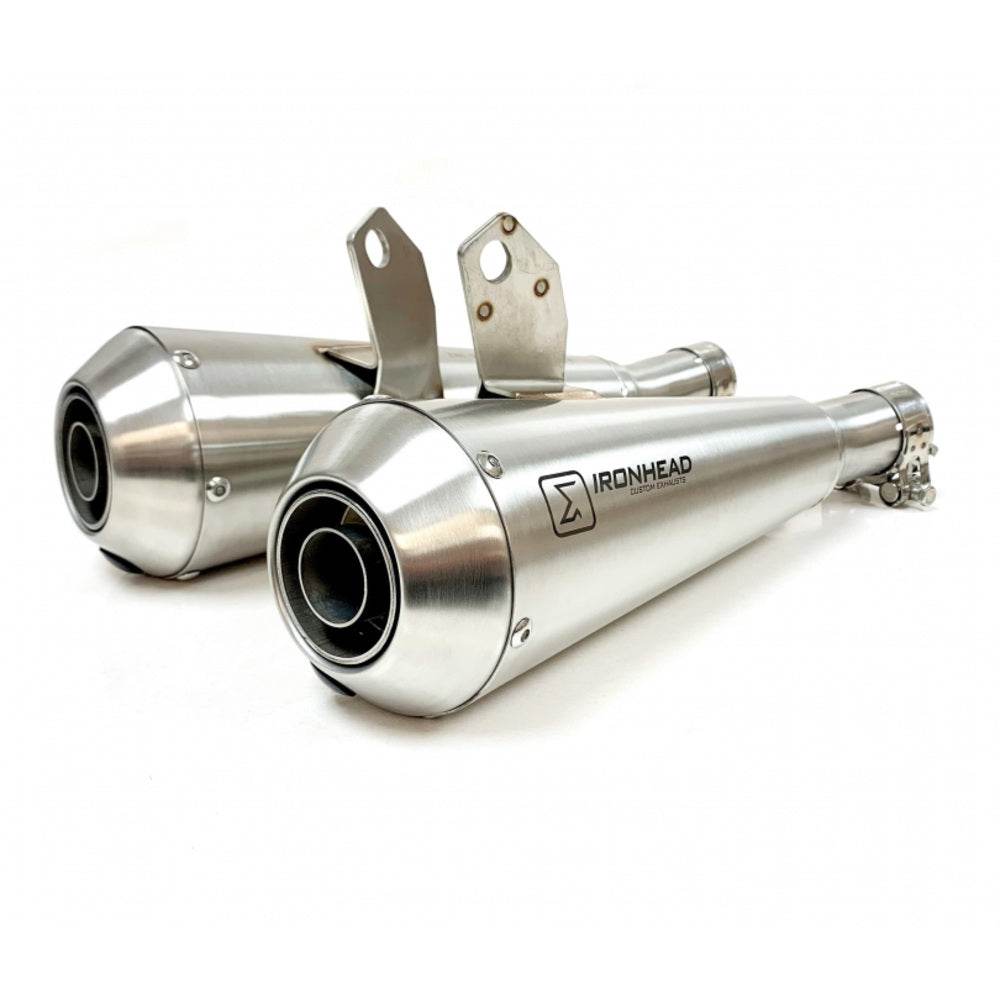 Ironhead Conical Inox Silencers Triumph Speed Twin 1200 (RS) 2025 - Motorcycle Performance Store