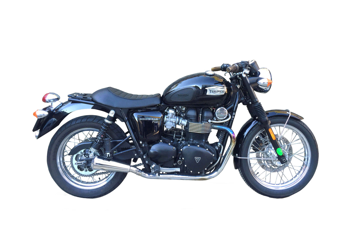 Ironhead OVC11 Conical Silencers Triumph Bonneville T100 2007-15 image 3