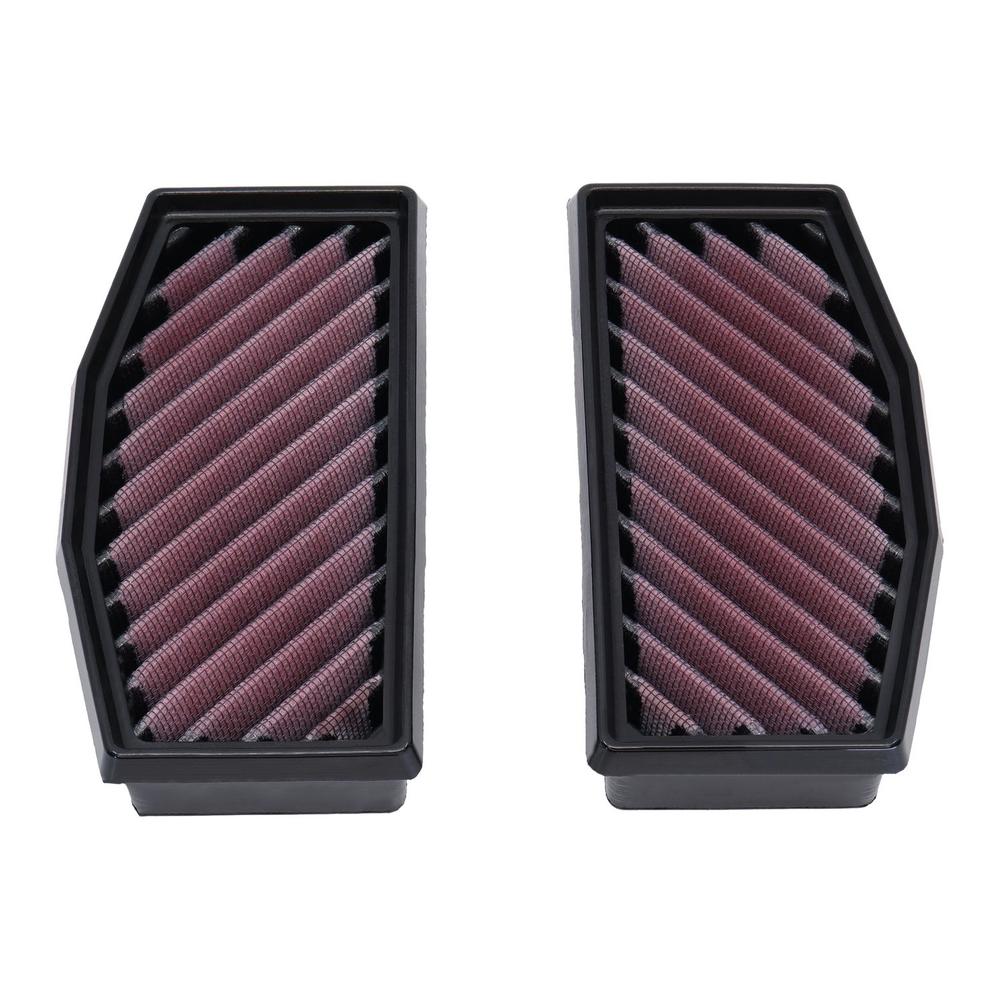 DNA performance dual air filter set with cotton gauze and sealed frames for BMW R1300RT airbox installation_2