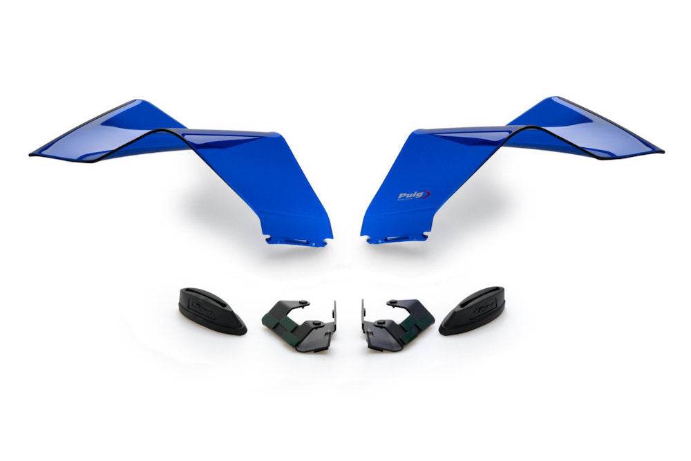 PUIG Blue Frontal Spoiler GP - Yamaha YZF-R1 (M) 2020-24 - Motorcycle Performance Store