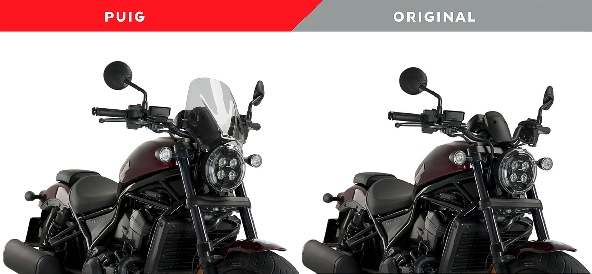 Puig Mito Windshield Honda Naked Bike Range 1998-26 image 5