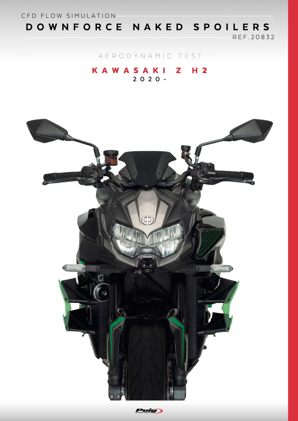 Puig Downforce Naked Spoilers | Kawasaki ZH2 (SE) 2020-26 image 11