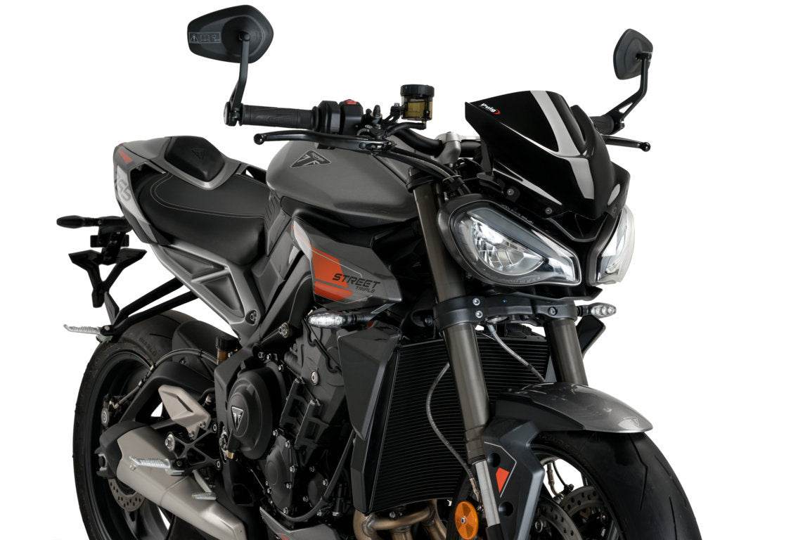 Puig Sport Screen Triumph Street Triple 765 R / RS 2023-25 - Motorcycle Performance Store