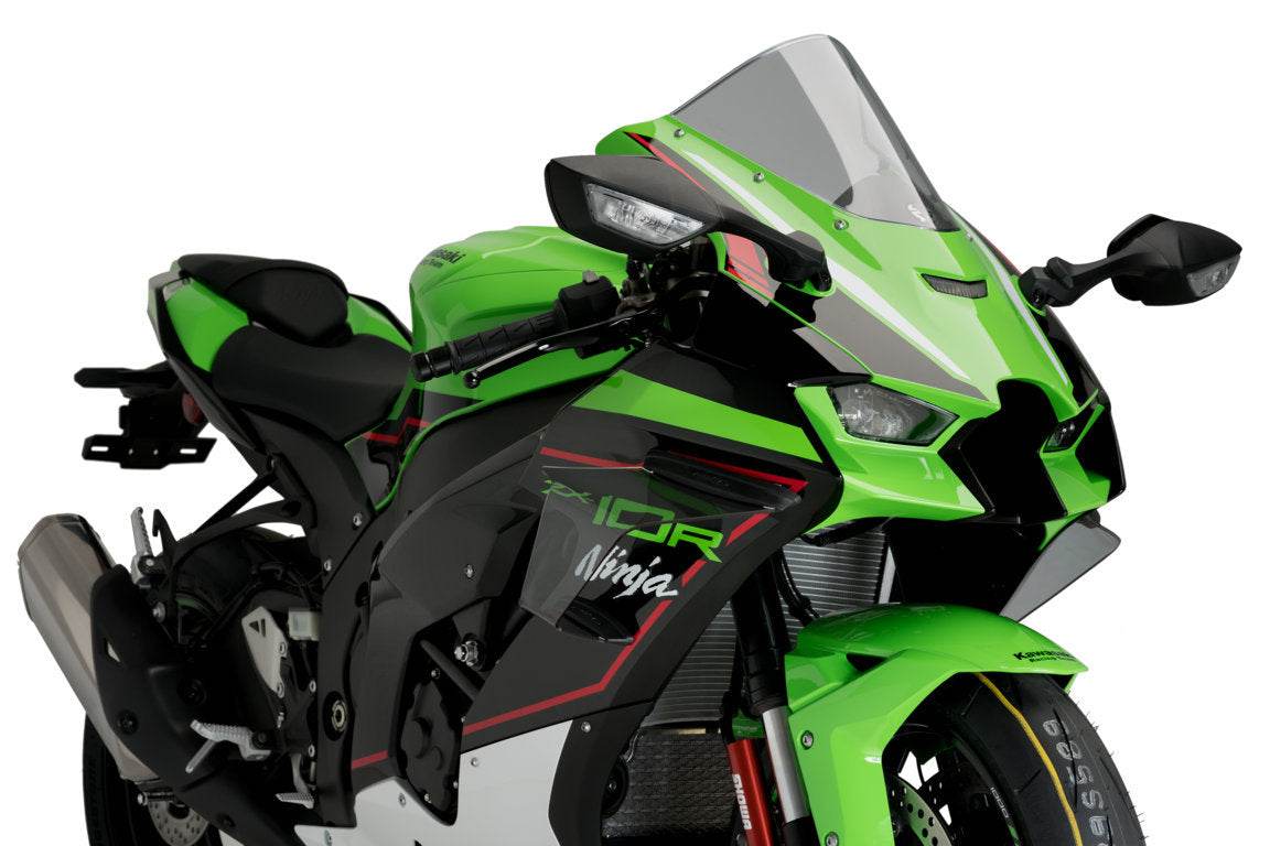 PUIG Downforce Race Spoilers Kawasaki ZX-10RR 2021-25 - Motorcycle Performance Store