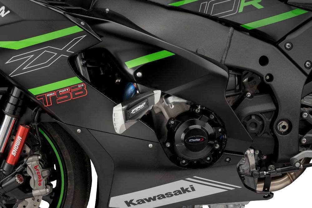 PUIG Pro 2.0 Frame Sliders Kawasaki ZX-10R 2011-25 - Motorcycle Performance Store