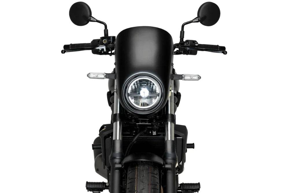 Puig Anarchy Semi Fairing Kawasaki Eliminator 500 2024-25 - Motorcycle Performance Store