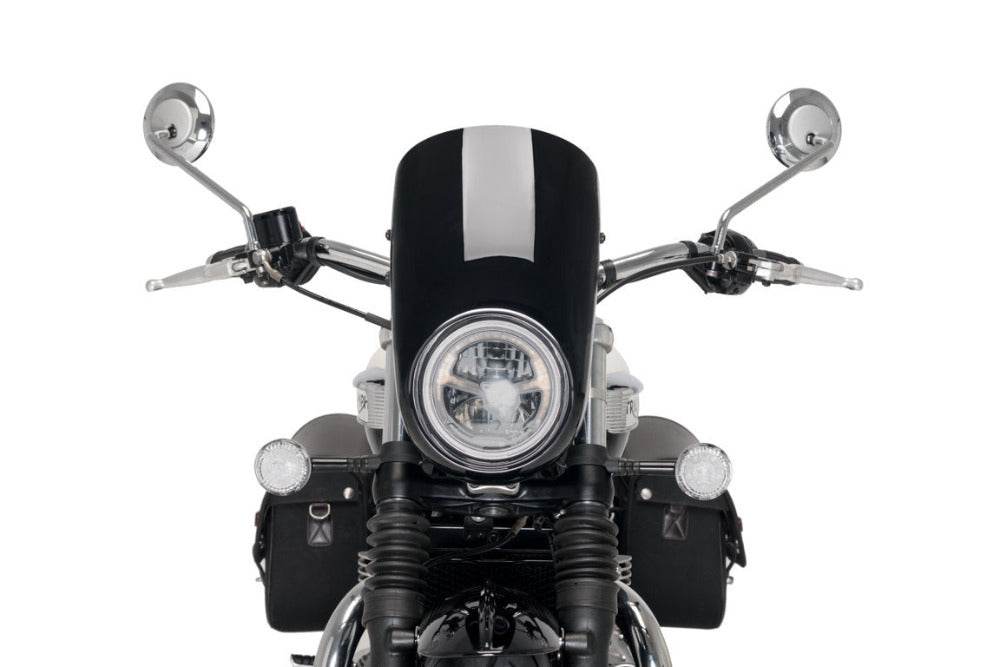 Puig Anarchy Semi Fairing Triumph Bonneville Speedmaster 2018-25 - Motorcycle Performance Store