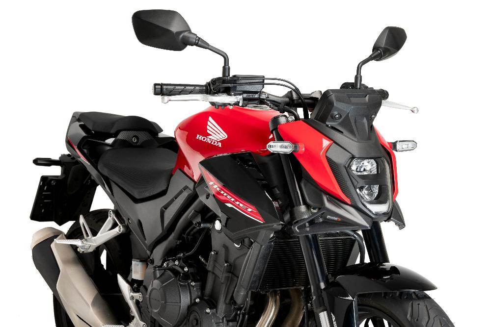 Puig Downforce Front Spoiler Honda CB500 Hornet 2024-25 - Motorcycle Performance Store