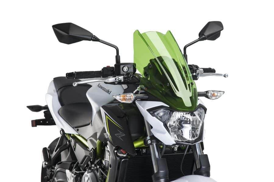 Puig Naked New Generation Touring Screen Kawasaki Z650 - 2017-19 - Motorcycle Performance Store
