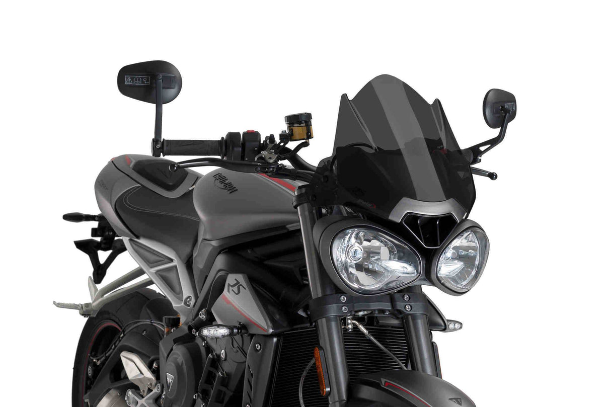 Puig New Gen Sport Screen Triumph Street Triple 765 RS 2017-19 - Motorcycle Performance Store