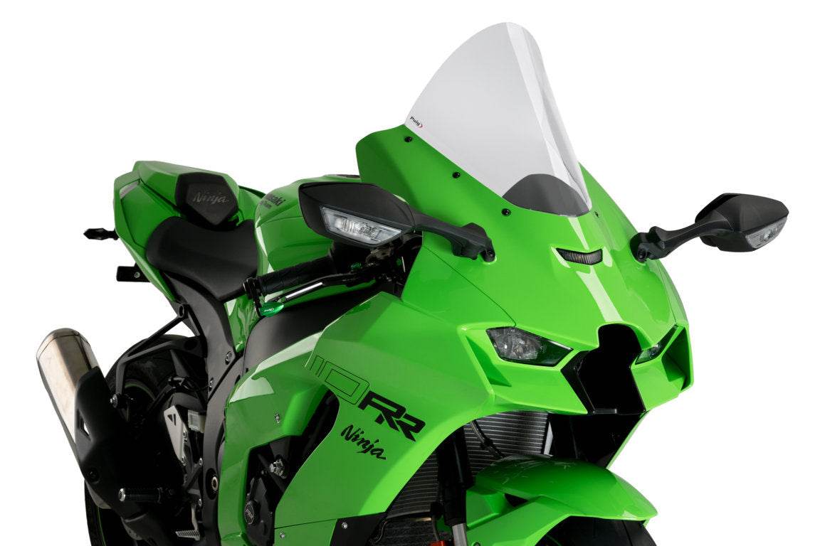Puig R Racer Screen Kawasaki ZX-10R 2021-25 - Motorcycle Performance Store