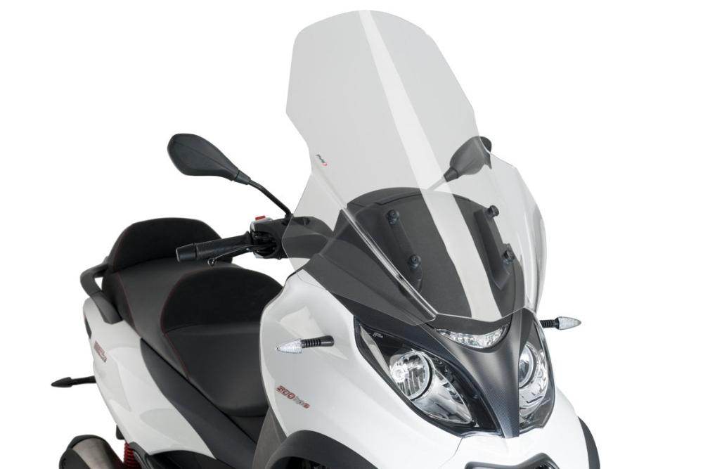 Puig Touring Screen Piaggio MP3 500 2018-22 - Motorcycle Performance Store