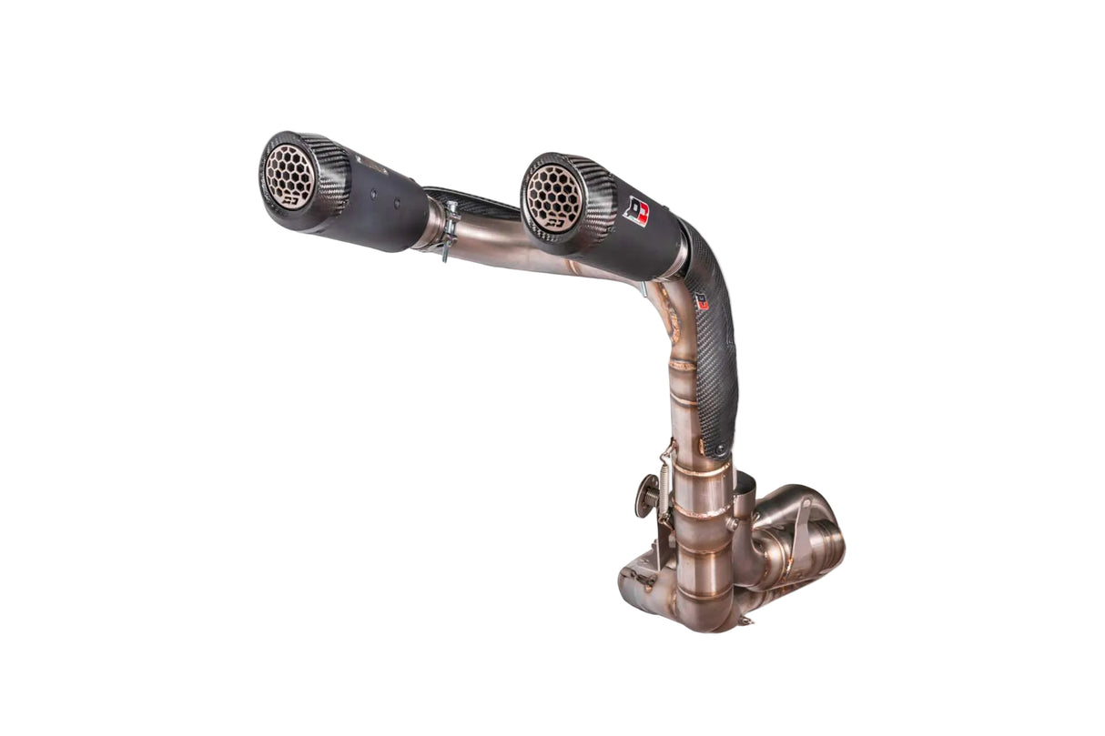 QD Black Underseat Exhaust System Ducati Streetfighter V4 S 2021-24 - Full Exhaust System
