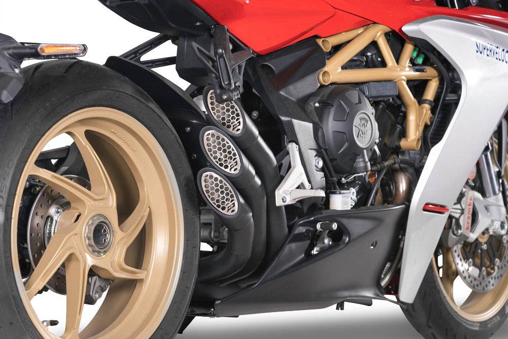 QD Power Gun 21 Silencers - MV AGUSTA SUPERVELOCE 2019-25 - Motorcycle Performance Store