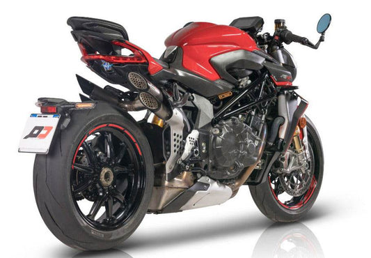 QD Power Gun Titanium Silencers MV Agusta Brutale 1000 RR 2019-24 - Motorcycle Performance Store