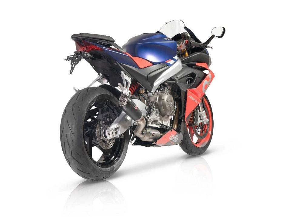 QD Titanium Gunshot Dark Full System Aprilia RS660 2020-24 - Motorcycle Performance Store