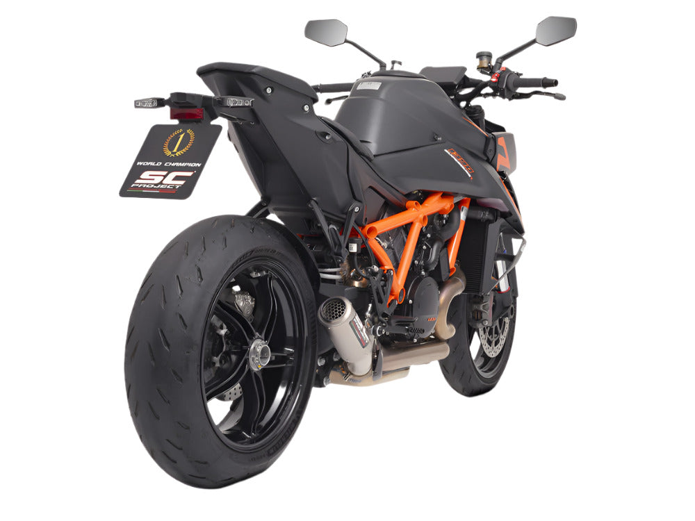 SC Project CR-T Titanium Silencer KTM 1390 Superduke R 2024-25 - Motorcycle Performance Store