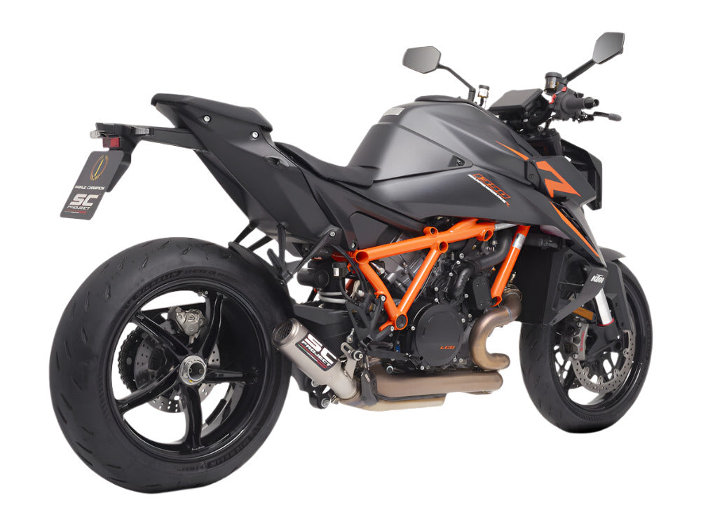 SC Project CR-T Titanium Silencer KTM 1390 Superduke R 2024-25 - Motorcycle Performance Store